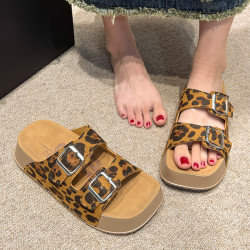 法式時尚百搭拖鞋外穿涼鞋女款ins潮牌百搭厚底增高拖鞋夏日穿搭