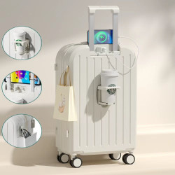 行李箱20寸抗摔28寸小清新男女高顔值多功能拖拉桿箱萬向輪登機箱