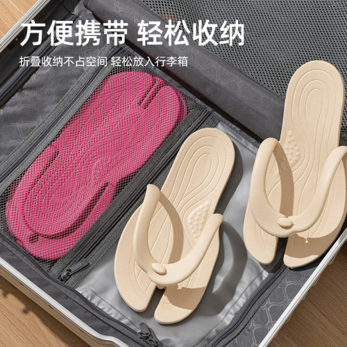 可攜式可疊拖鞋旅行男旅遊遊泳女洗澡防滑出用涼拖新輕便