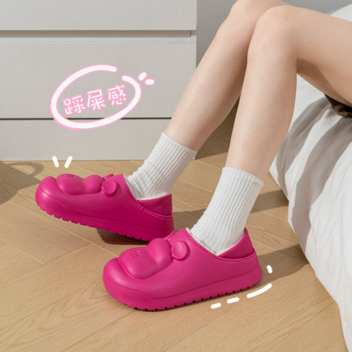 孕婦防水月子鞋包跟女士秋冬季2025新款室內家居小熊棉拖鞋女 孕婦防水月子鞋包跟女士秋冬季2025新款室內家居小熊棉拖鞋女