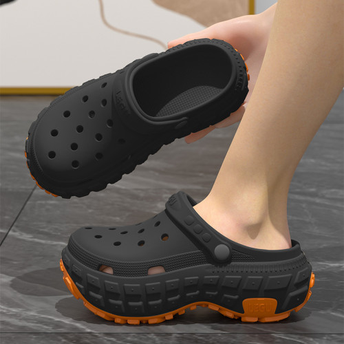 厚底洞洞鞋男士2025夏季新款司機開車防滑防臭外穿運動eva拖鞋男 厚底洞洞鞋男士2025夏季新款司機開車防滑防臭外穿運動eva拖鞋男