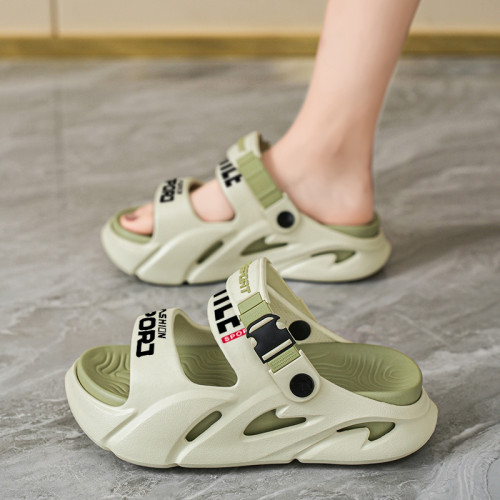 男士洞洞鞋夏季新款包頭涼鞋外穿防滑休閒沙灘鞋軟底透氣室內拖鞋 男士洞洞鞋夏季新款包頭涼鞋外穿防滑休閒沙灘鞋軟底透氣室內拖鞋