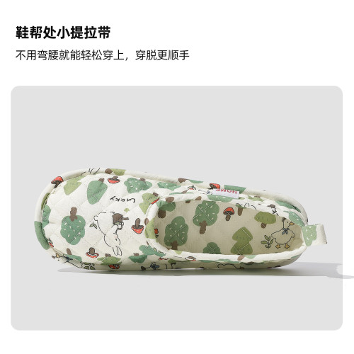 輕軟底月子鞋女夏季室內家居家用女士夏天純棉鞋包跟透氣拖鞋