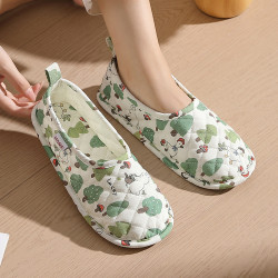 軟底月子鞋女夏季室內輕便家居家用女士夏天純棉鞋包跟透氣拖鞋批