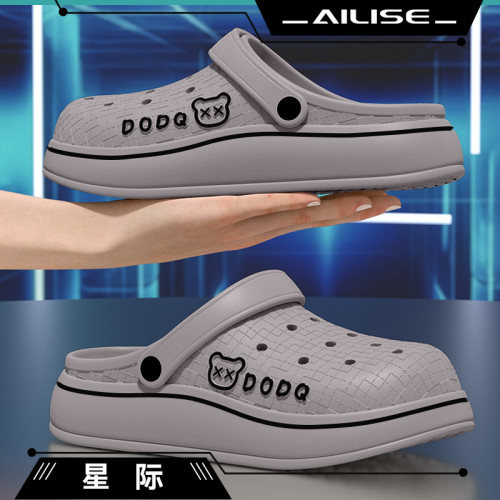 防臭洞洞鞋男款2025新款夏季戶外穿厚底開車兩用防滑eva涼拖男士 防臭洞洞鞋男款2025新款夏季戶外穿厚底開車兩用防滑eva涼拖男士