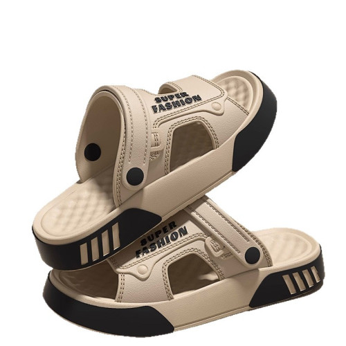 涼鞋男款夏季2025新款厚底外穿開車專用沙灘防滑防臭兩用涼拖男士 涼鞋男款夏季2025新款厚底外穿開車專用沙灘防滑防臭兩用涼拖男士