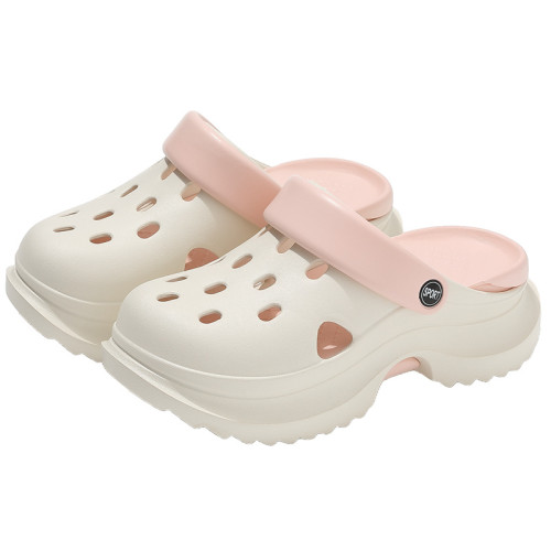 洞洞鞋女款外穿夏季新款透氣涼鞋沙灘休閒防滑顯高耐磨涼拖女 洞洞鞋女款外穿夏季新款透氣涼鞋沙灘休閒防滑顯高耐磨涼拖女