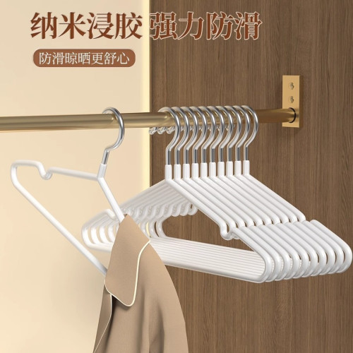 加粗衣架家用掛衣學生宿捨用無痕晾衣架防肩角防滑衣撐子掛鉤衣架