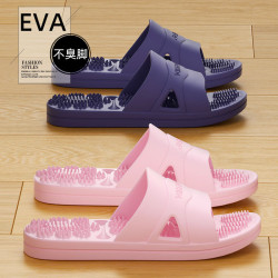 腳趾頭按摩涼拖鞋女夏季居家用洗澡防滑室內防臭酒店浴室拖鞋男士