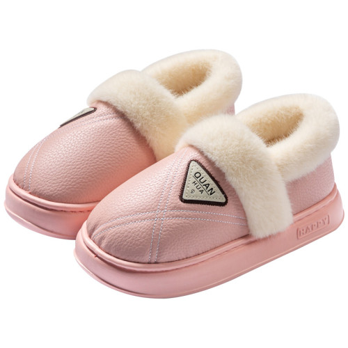 防水棉拖鞋女款秋冬季外穿2025新款厚底保暖加絨毛毛情侶棉鞋男士 防水棉拖鞋女款秋冬季外穿2025新款厚底保暖加絨毛毛情侶棉鞋男士