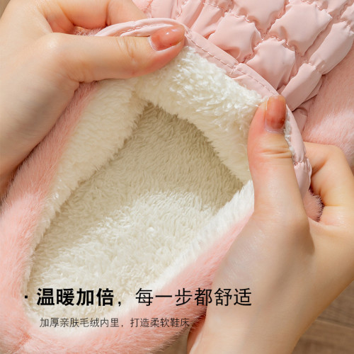 棉拖鞋女士秋冬季外穿2025新款室內家居厚底保暖加絨毛毛防水棉拖 棉拖鞋女士秋冬季外穿2025新款室內家居厚底保暖加絨毛毛防水棉拖