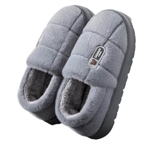 大碼棉拖鞋男士秋冬季2025新款室內家居防滑厚底保暖毛絨棉鞋男款 大碼棉拖鞋男士秋冬季2025新款室內家居防滑厚底保暖毛絨棉鞋男款