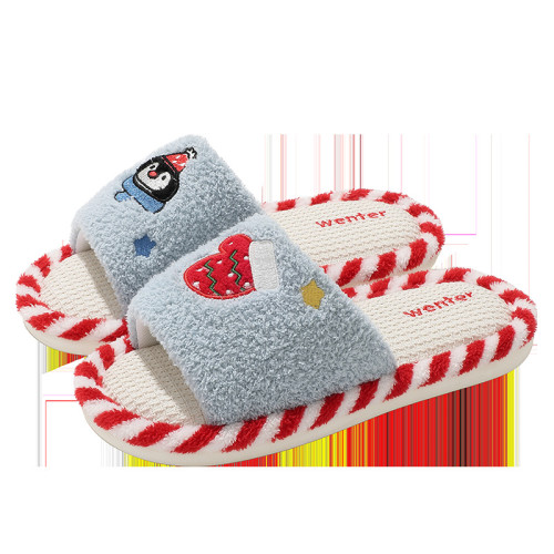 亞麻拖鞋女款四季透氣吸汗家居室內防滑靜音韓版少女耐磨棉麻拖鞋 亞麻拖鞋女款四季透氣吸汗家居室內防滑靜音韓版少女耐磨棉麻拖鞋