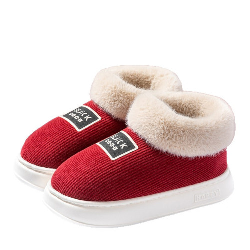 高包跟棉拖鞋女士秋冬季外穿2025新款室內家居厚底保暖毛絨棉鞋男 高包跟棉拖鞋女士秋冬季外穿2025新款室內家居厚底保暖毛絨棉鞋男