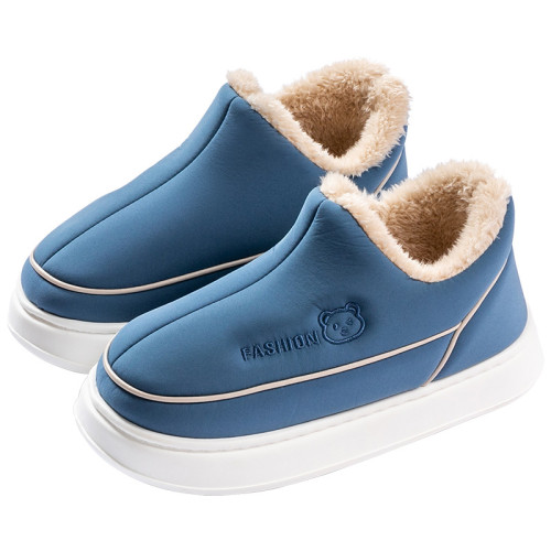 棉拖鞋男士冬季包跟外穿2025新款厚底保暖加絨加厚防滑防水棉鞋男 棉拖鞋男士冬季包跟外穿2025新款厚底保暖加絨加厚防滑防水棉鞋男