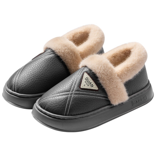 防水棉拖鞋男士冬季包跟外穿2025新款厚底保暖加絨加厚防臭棉鞋男 防水棉拖鞋男士冬季包跟外穿2025新款厚底保暖加絨加厚防臭棉鞋男