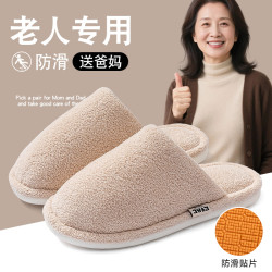 老年人棉拖鞋女士款秋冬2025年新款室內居家防滑耐磨加厚老年人