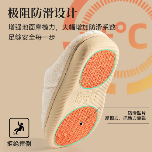 老年人防滑棉拖鞋女款2025新款冬季室內家居媽媽保暖毛毛絨拖鞋