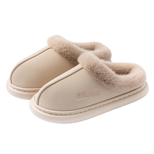 棉拖鞋女款秋冬季包跟2025新款居家居室內防滑毛毛絨保暖月子棉鞋