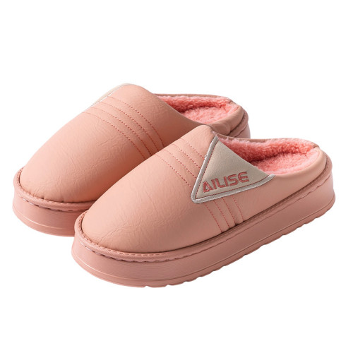 防水棉拖鞋女士秋冬季2025新款室內家居厚底保暖加絨情侶棉拖外穿 防水棉拖鞋女士秋冬季2025新款室內家居厚底保暖加絨情侶棉拖外穿