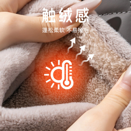 包跟防水棉拖鞋女士秋冬季2025新款室內家居厚底保暖加絨月子棉鞋