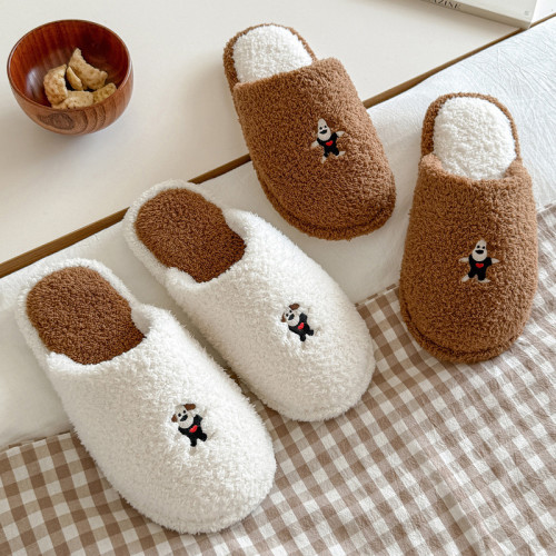 新款舒適居家可愛卡通小狗冬季棉拖鞋男女情侶款保暖室內棉拖鞋女 新款舒適居家可愛卡通小狗冬季棉拖鞋男女情侶款保暖室內棉拖鞋女