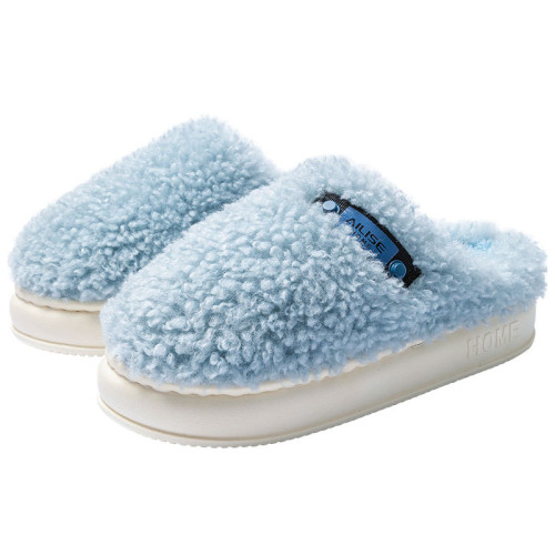 毛毛拖鞋女款2025新款秋冬季厚底保暖加絨加厚防滑棉拖鞋女士外穿 毛毛拖鞋女款2025新款秋冬季厚底保暖加絨加厚防滑棉拖鞋女士外穿