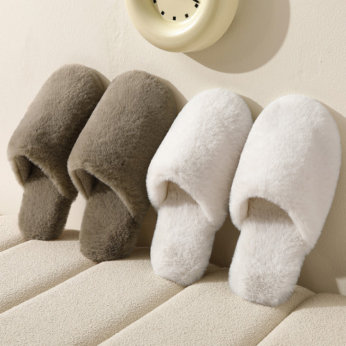 家居棉拖鞋女秋冬季室內毛絨保暖情侶家用軟底防滑毛毛拖鞋男 家居棉拖鞋女秋冬季室內毛絨保暖情侶家用軟底防滑毛毛拖鞋男