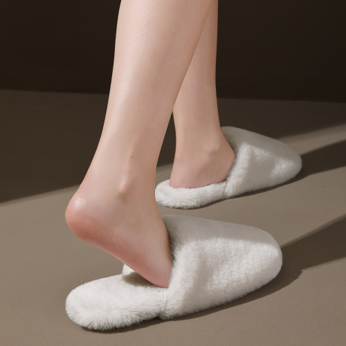 家居棉拖鞋女秋冬季室內毛絨保暖情侶家用軟底防滑毛毛拖鞋男 家居棉拖鞋女秋冬季室內毛絨保暖情侶家用軟底防滑毛毛拖鞋男