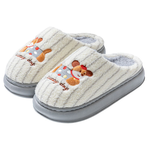 棉拖鞋男款秋冬季2025新款室內家居加絨舒適保暖防滑eva厚底棉拖