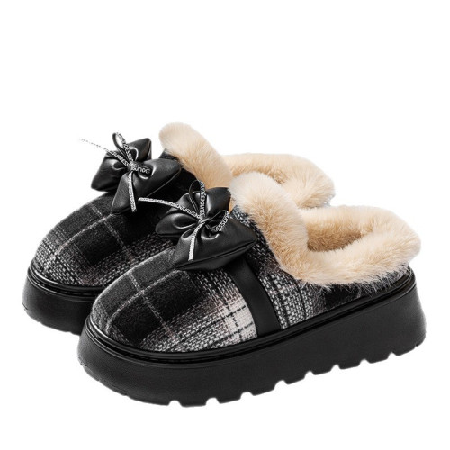 2025棉拖鞋高級感輕奢冬季蝴蝶結可愛居家居室內保暖月子棉鞋EVA 2025棉拖鞋高級感輕奢冬季蝴蝶結可愛居家居室內保暖月子棉鞋EVA