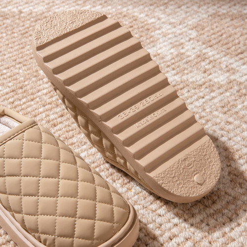 PU防水棉拖鞋女冬季2025新款室內家居保暖防滑情侶加絨外穿毛拖男 PU防水棉拖鞋女冬季2025新款室內家居保暖防滑情侶加絨外穿毛拖男