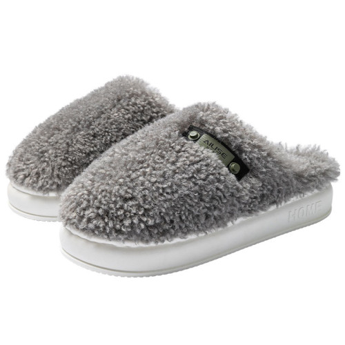 厚底棉拖鞋男款秋冬季2025新款居家室內不臭腳保暖毛絨情侶棉拖女 厚底棉拖鞋男款秋冬季2025新款居家室內不臭腳保暖毛絨情侶棉拖女