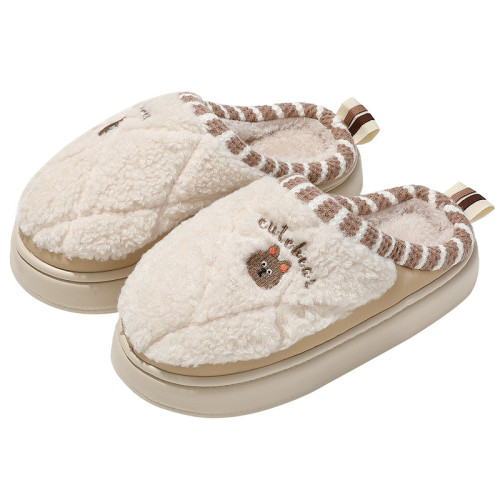 踩屎感棉拖鞋女士冬季新款居家情侶厚底保暖防滑室內家用毛拖鞋女 踩屎感棉拖鞋女士冬季新款居家情侶厚底保暖防滑室內家用毛拖鞋女