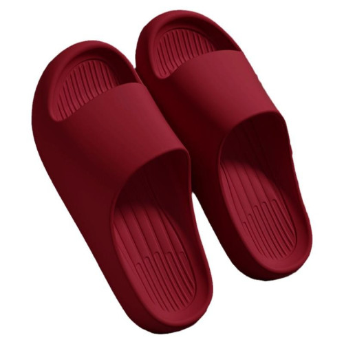 eva踩屎感紅色大碼涼拖鞋男女本命年居家用防滑防臭情侶浴室拖鞋 eva踩屎感紅色大碼涼拖鞋男女本命年居家用防滑防臭情侶浴室拖鞋