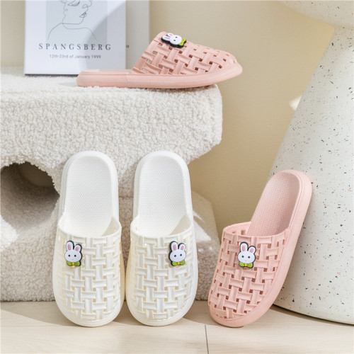 包頭涼拖鞋女網格家居家鞋新款室內外一次成型鏤空透氣學生拖鞋 包頭涼拖鞋女網格家居家鞋新款室內外一次成型鏤空透氣學生拖鞋