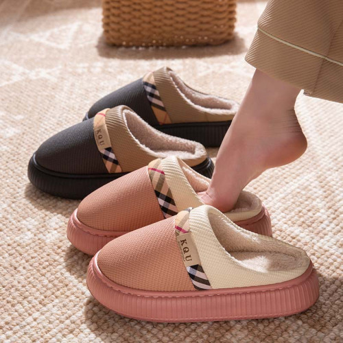 特大號棉拖鞋男冬季居家防滑46 47加大碼厚底保暖外穿防水皮拖女 特大號棉拖鞋男冬季居家防滑46 47加大碼厚底保暖外穿防水皮拖女