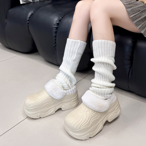 法式厚底棉鞋2025冬季家居情侶棉拖鞋保暖隔防水防滑棉鞋男女 法式厚底棉鞋2025冬季家居情侶棉拖鞋保暖隔防水防滑棉鞋男女