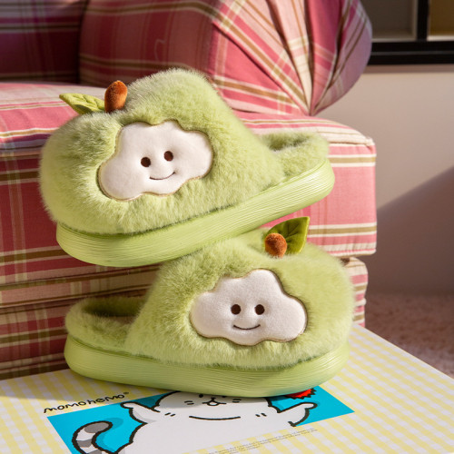 可愛棉拖鞋女士秋冬季新款室內家居厚底防滑保暖加絨親子毛毛拖鞋 可愛棉拖鞋女士秋冬季新款室內家居厚底防滑保暖加絨親子毛毛拖鞋