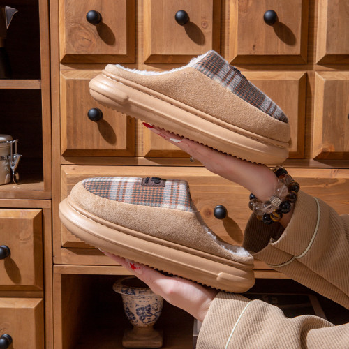 情侶棉拖鞋女士冬季新款室內家居防滑厚底保暖加絨毛毛拖鞋男冬天 情侶棉拖鞋女士冬季新款室內家居防滑厚底保暖加絨毛毛拖鞋男冬天