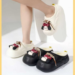 2025棉拖鞋居家防滑加厚 EVA卡通潮流半包跟保暖秋冬新款加絨