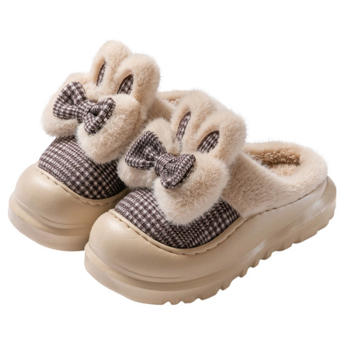 厚毛絨棉拖鞋女款2025新款秋冬季室內家居外穿可愛保暖防滑棉拖女 厚毛絨棉拖鞋女款2025新款秋冬季室內家居外穿可愛保暖防滑棉拖女