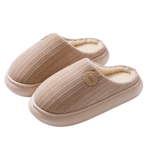 踩屎感棉拖鞋女士秋冬季2025新款室內家居厚底保暖加絨情侶棉拖男 踩屎感棉拖鞋女士秋冬季2025新款室內家居厚底保暖加絨情侶棉拖男