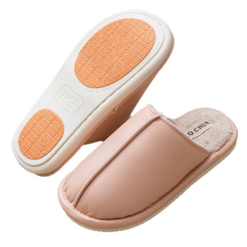 46-48特大碼男士棉拖鞋秋冬季新款家居防滑保暖PU皮面防水拖鞋女 46-48特大碼男士棉拖鞋秋冬季新款家居防滑保暖PU皮面防水拖鞋女