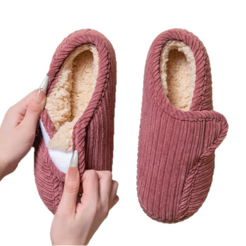 秋冬中年爸媽老人棉鞋女居家用防滑包跟加絨保暖外穿厚底男棉拖鞋 秋冬中年爸媽老人棉鞋女居家用防滑包跟加絨保暖外穿厚底男棉拖鞋