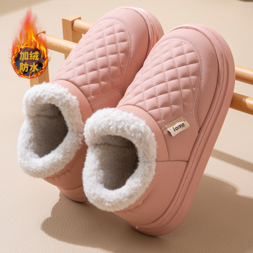 防水包跟棉拖鞋女款秋冬季2025新款加絨加厚保暖外穿棉鞋女雪地靴 防水包跟棉拖鞋女款秋冬季2025新款加絨加厚保暖外穿棉鞋女雪地靴