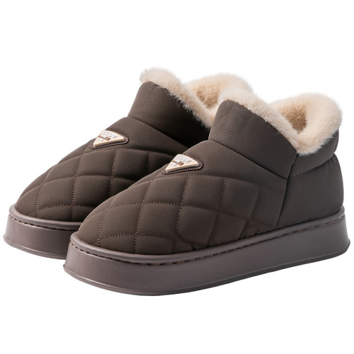 踩屎感棉拖鞋男士秋冬包跟防水外穿2025新款厚底保暖加絨加厚棉鞋 踩屎感棉拖鞋男士秋冬包跟防水外穿2025新款厚底保暖加絨加厚棉鞋