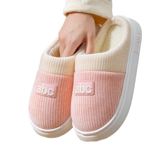 2025居家新款棉拖鞋男女時尚情侶厚底加絨保暖秋冬季地板棉拖 2025居家新款棉拖鞋男女時尚情侶厚底加絨保暖秋冬季地板棉拖