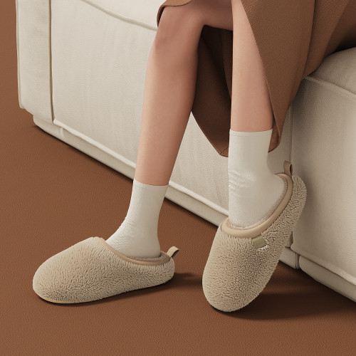 簡約居家用棉拖鞋冬季情侶室內毛絨高級感搖粒絨室內防滑可外穿高 簡約居家用棉拖鞋冬季情侶室內毛絨高級感搖粒絨室內防滑可外穿高