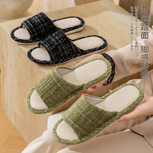 新款家居棉拖亞麻拖鞋女夏室內腳感舒適清爽透氣不易塌陷防滑涼拖 新款家居棉拖亞麻拖鞋女夏室內腳感舒適清爽透氣不易塌陷防滑涼拖